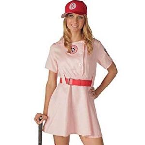 Rockford Peaches costume dress with hat & belt